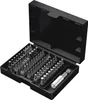 A black case containing a set of silver screwdriver bits. Produktbild-Vorschau