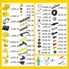 WOOPIE Baukasten-Set Baustellenfahrzeuge STEAM 6-in-1 223 Produktbild-Vorschau 6