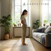 carpetfine Tapis de laine Gabbeh Uni couloir Blanc 75x240 Voir les images du produit 7