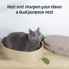 Katzenbett Kratzbrett Kratzpappe für Katzen 41×31×10 cm – Produktbild-Vorschau 5