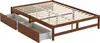 Hochbett mit Schreibtisch, Lattenrost, Regal, LED, Produktbild-Vorschau 7