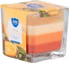Świeca zapachowa w szkle trójkolorowa BISPOL Aura 32H Podgląd zdjęcia produktu 3