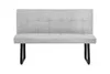 byLIVING Sitzbank Talea, 140 cm, hellgrau, Gestell Metall Produktbild-Vorschau 8