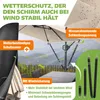 KESSER® Ampelschirm Holly Sonnenschirm Rechteckig mit und Produktbild-Vorschau 7