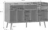 sweeek - XL Vintage Vinylmöbel Holzlook dunkles Holz 130cm Produktbild-Vorschau 6