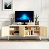 Mobile TV FLEXISPOT in metallo - credenza con fori di Anteprima dell’immagine prodotto 2
