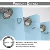 Venkovní závěsy Průhledné voděodolné závěsy s ochranou Náhled obrázku produktu 3