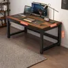 A desk with a computer setup in a room. Náhled obrázku produktu