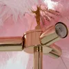Lampa podłogowa z kloszem z piór i 3 źródłami światła, Podgląd zdjęcia produktu 11