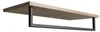 Sapho SKA Handtuchregal mit Reling 600x250mm, Eiche/Schwarz Produktbild-Vorschau 1