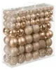 Relaxdays kerstballen, set van 150, glinsterende, matte en Productafbeelding-voorbeeld 8