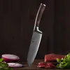 Wakoli EDIB Damasceński nóż santoku I 17cm ostrze wykonane Podgląd zdjęcia produktu 6