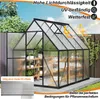 UISEBRT Premium Gewächshaus Aluminium 230x180x195cm, 4.14m² Produktbild-Vorschau 5