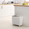 Koš na tříděný odpad 27 l – 3× 9 l, systém na třídění Náhled obrázku produktu 12