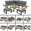 Premium Gartenlounge Set 6-teilig verstellbar – Ecksofa Produktbild-Vorschau 3