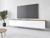 TV-Bank CERIEE 180 – Eiche Wotan / weiß glänzend Produktbild-Vorschau 8