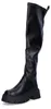 Buffalo Damen Stiefel Aspen Overknee schwarz Produktbild-Vorschau 1