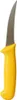 A close-up of a yellow-handled knife with a curved blade. Produktbild-Vorschau
