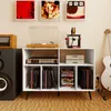 Stojak na gramofon COSTWAY ze stacją ładującą, szafka na Podgląd zdjęcia produktu 8