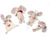 1527 Przytulanka Z Zawieszk Dp Smoczka Rabbit Milly Podgląd zdjęcia produktu 11
