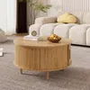 Table basse ronde Merax avec montants verticaux, table de Voir les images du produit 4