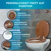 Benkstein WC-Sitz MDF Treibholz Produktbild-Vorschau 4