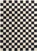 Volero - Retro Teppich - Gambit Schwarz Weiß - 160x230 cm - Produktbild-Vorschau 4