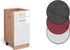 Meuble cuisine Vicco R-Line Blanc Haute brillance 40cm sans Voir les images du produit 5