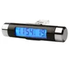 Q65C Digital Auto Thermometer Uhr Temperatur 2in1 LCD Produktbild-Vorschau 2