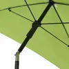 SIENA GARDEN City Mittelstockschirm anthrazit/grün 180x180 Produktbild-Vorschau 8