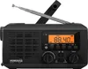 A black POWERplus radio with an extended antenna, displayed against a white background. Produktbild-Vorschau