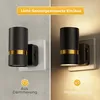 2er-Set Stecknachtlicht Zylinder Schwarz Kupfer LED 3000K Produktbild-Vorschau 6