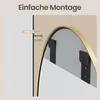 SONGMICS Wandspiegel, Spiegel rund, Metallrahmen, 80 cm d, Produktbild-Vorschau 11