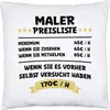 Maler Preisliste Kissen Innenräume Fassade Anstrich Produktbild-Vorschau 1
