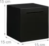 Tirelire Relaxdays inviolable, en acier inoxydable, 15 x 15 Voir les images du produit 4