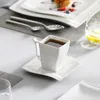 Vynikajúci obedový servis - 6 osôb - Biela keramika - Náhľad obrázku produktu 2
