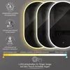 HOKO Badspiegel LED 60 x 100 cm Wandspiegel Oval + LED Produktbild-Vorschau 13