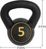 Okwish, mancuerna kettlebell con mango antideslizante, set Vista previa de la imagen del producto 2