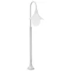 vidaXL Dissuasore luminoso da giardino E27 120 cm Alluminio Anteprima dell’immagine prodotto 6