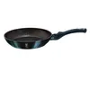 A black frying pan with a speckled interior and a dark gray handle, set against a white background. Náhled obrázku produktu