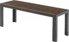 riess-ambiente Moderne Gartenbank DESIGNO 130cm dunkelbraun Produktbild-Vorschau 3
