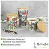 WENKO 3er Set Vorratsdosen Garden Design 2,15L Bambusdeckel Produktbild-Vorschau 2