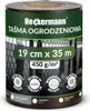 Taśma ogrodzeniowa 19cm x 35m Heckermann - Brązowa Podgląd zdjęcia produktu 4