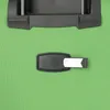 A close-up view of a green suitcase with a black luggage tag. Náhľad obrázku produktu