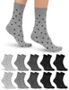 OCERA 10 Paar Damen Socken mit einfarbigem Punkte-Muster - Produktbild-Vorschau 5