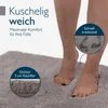 Beautissu Badematte rutschfest BeauMare FL, 120x70cm, Grau Produktbild-Vorschau 3