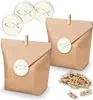 itenga SET 24x Geschenktüten + Klammern + Motivsticker Produktbild-Vorschau 1