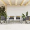 vidaXL Sedie da giardino con cuscini 4 pezzi in polirattan Anteprima dell’immagine prodotto 3