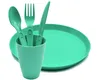 31-teiliges Picknick-Set, Picknickkorb und Mehrweggeschirr Produktbild-Vorschau 6