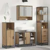 vidaXL Badezimmermöbel-Set Artisan-Eiche 35 x 37,5 x 166 cm Produktbild-Vorschau 2